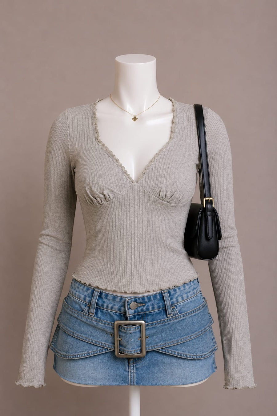 Beige Top