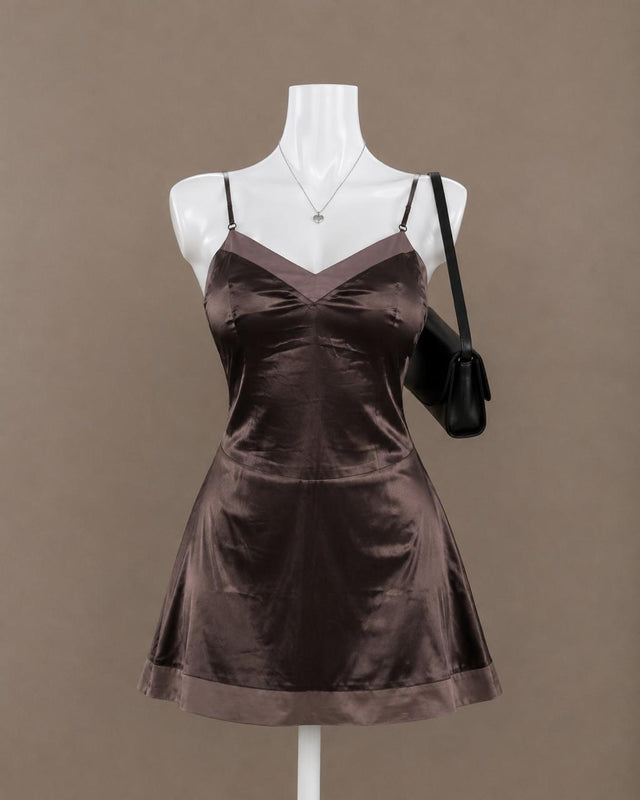 Brown Slip Dress