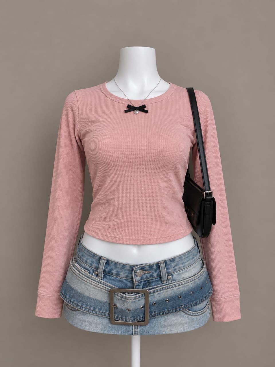 Pink Crop Top