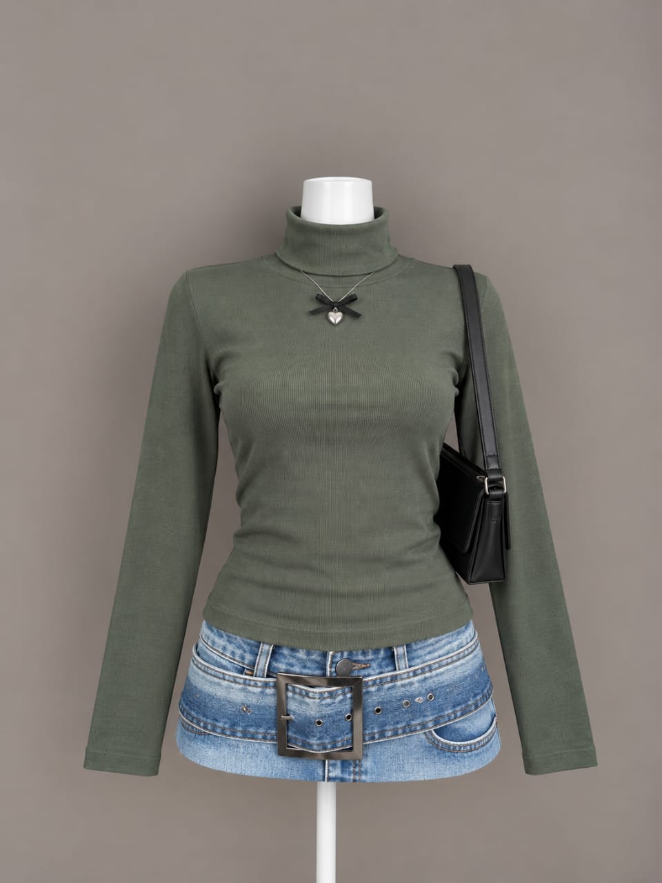 Olive Green Top