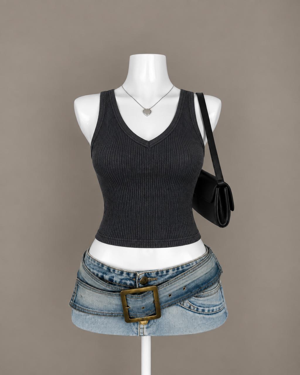 Charcoal Tank Top