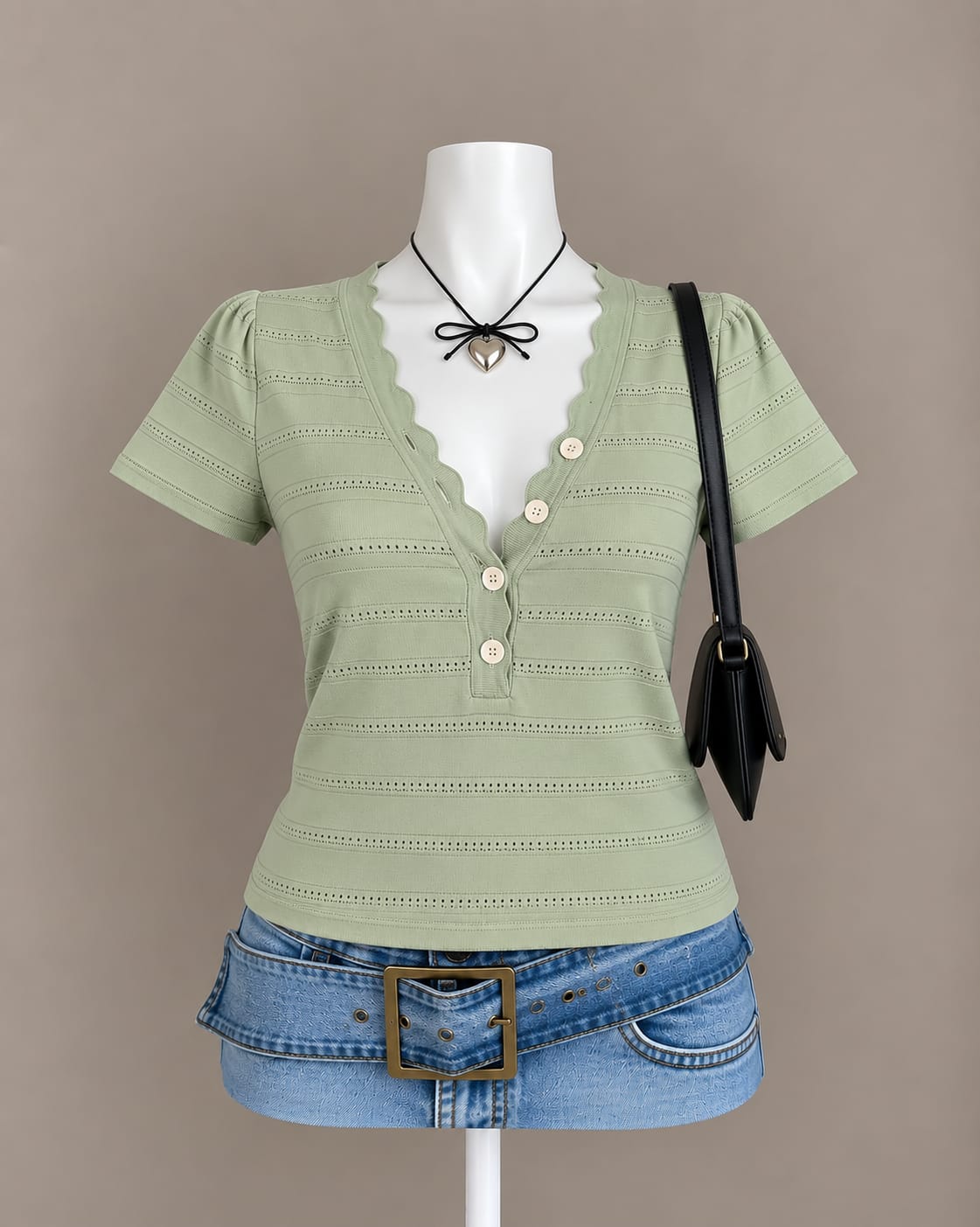 Sage Green Top
