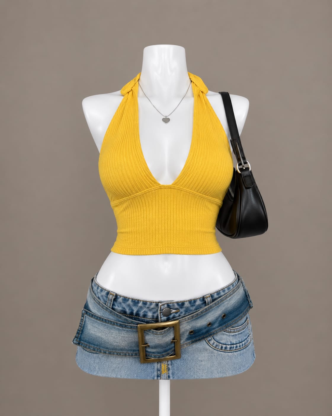 Yellow Crop Top