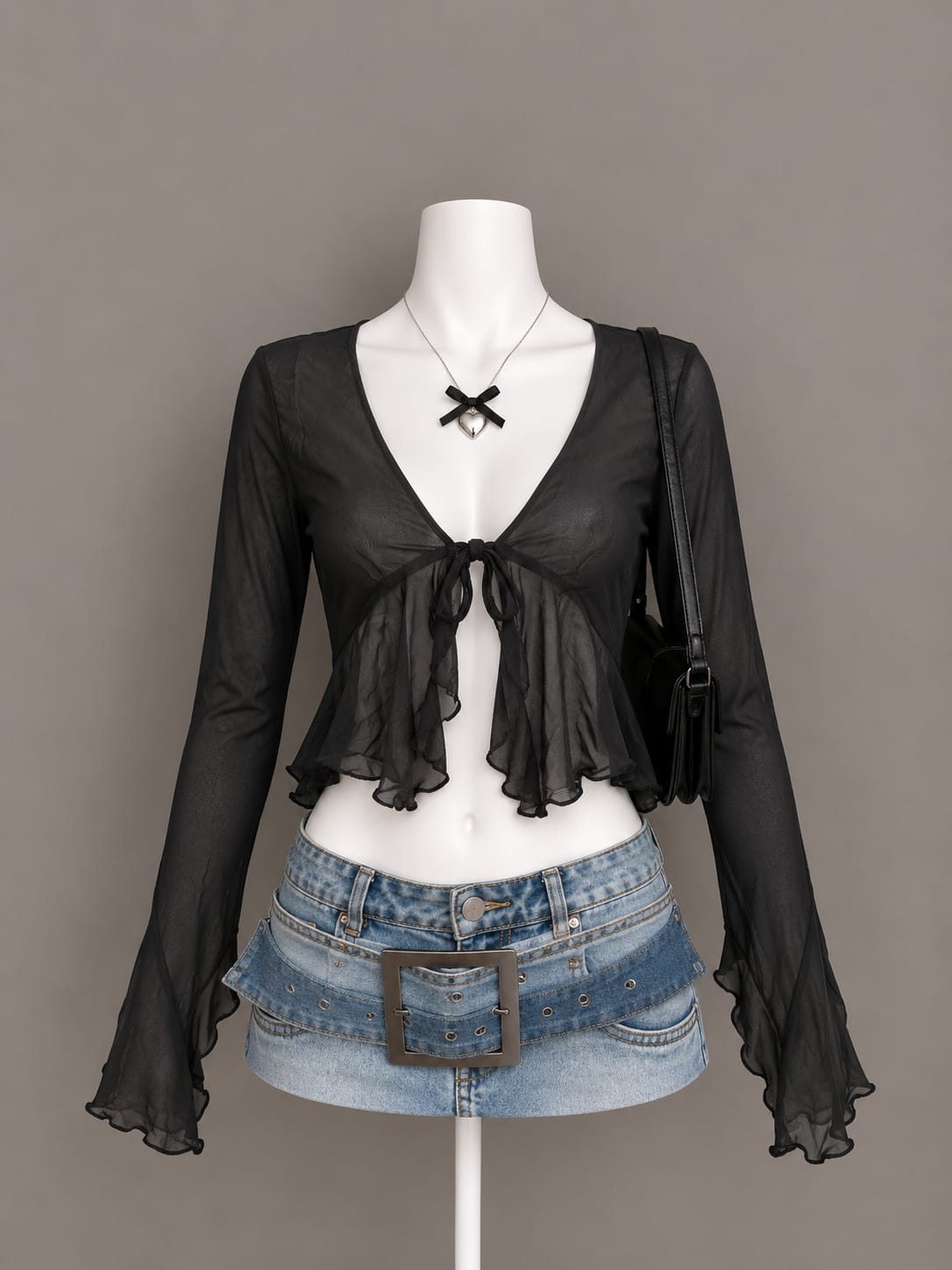 Black Crop Top