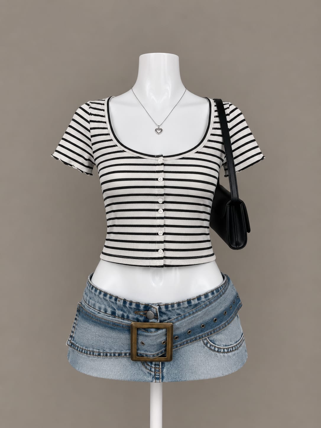 White Crop Top