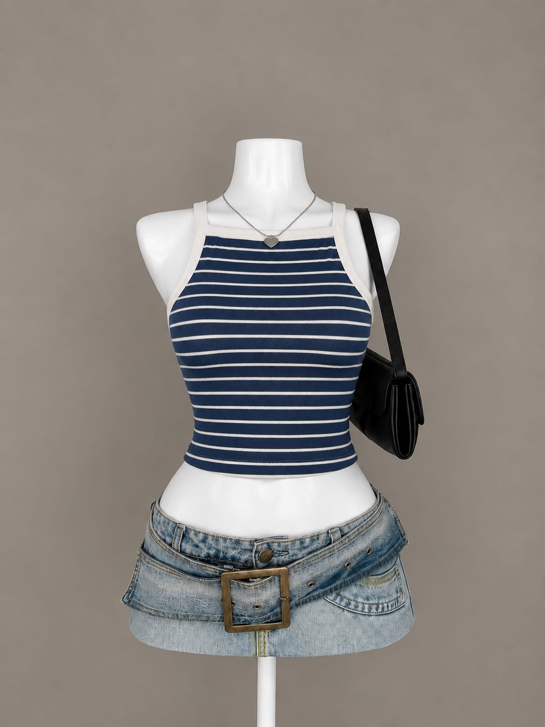 Navy Blue Tank Top