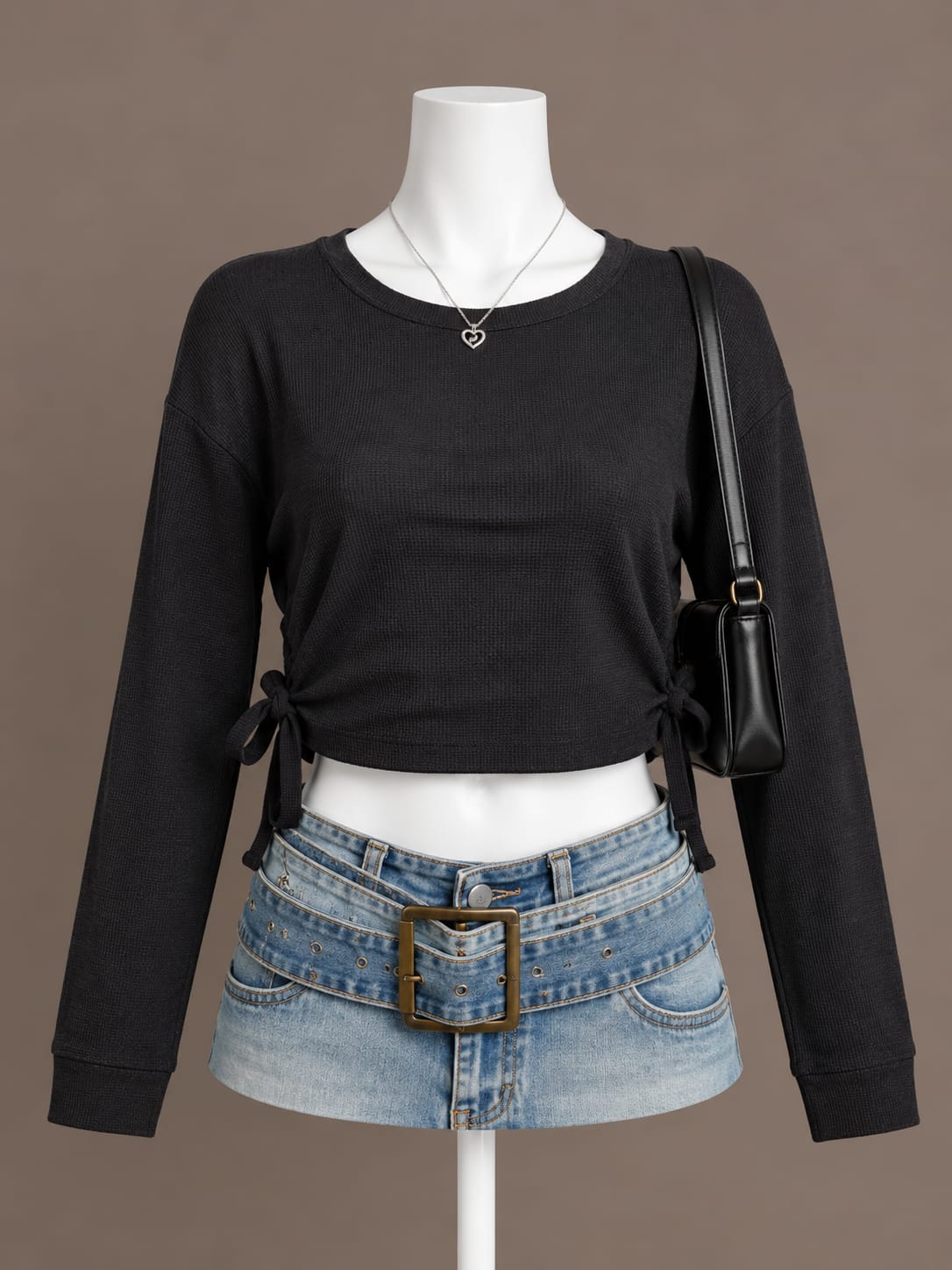 Black Crop Top