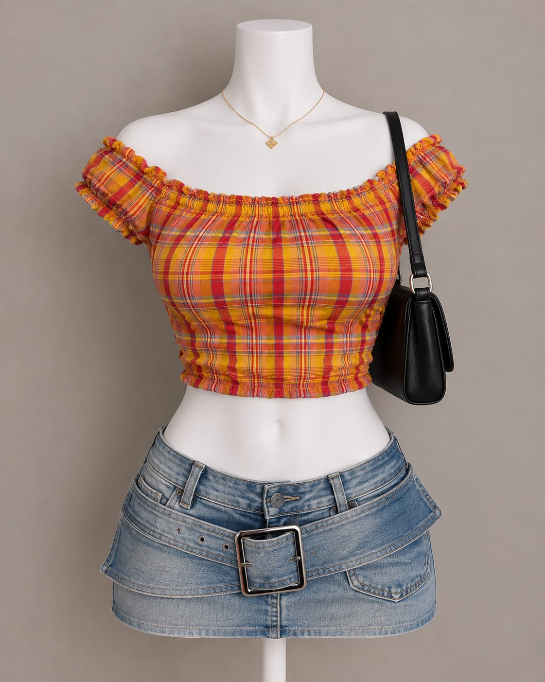 Orange Crop Top