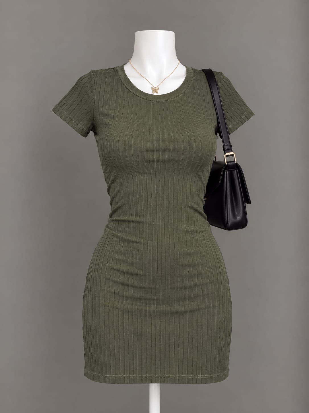 Olive Green Dress