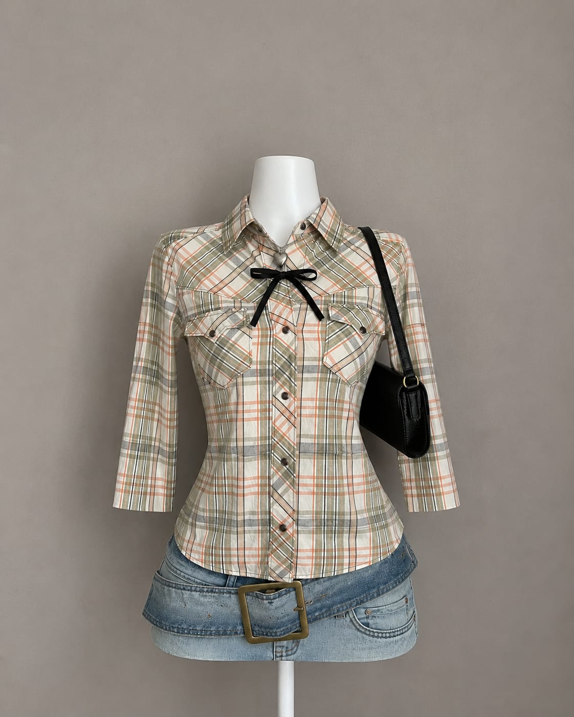Women’s Classic Plaid Button-Down Shirt