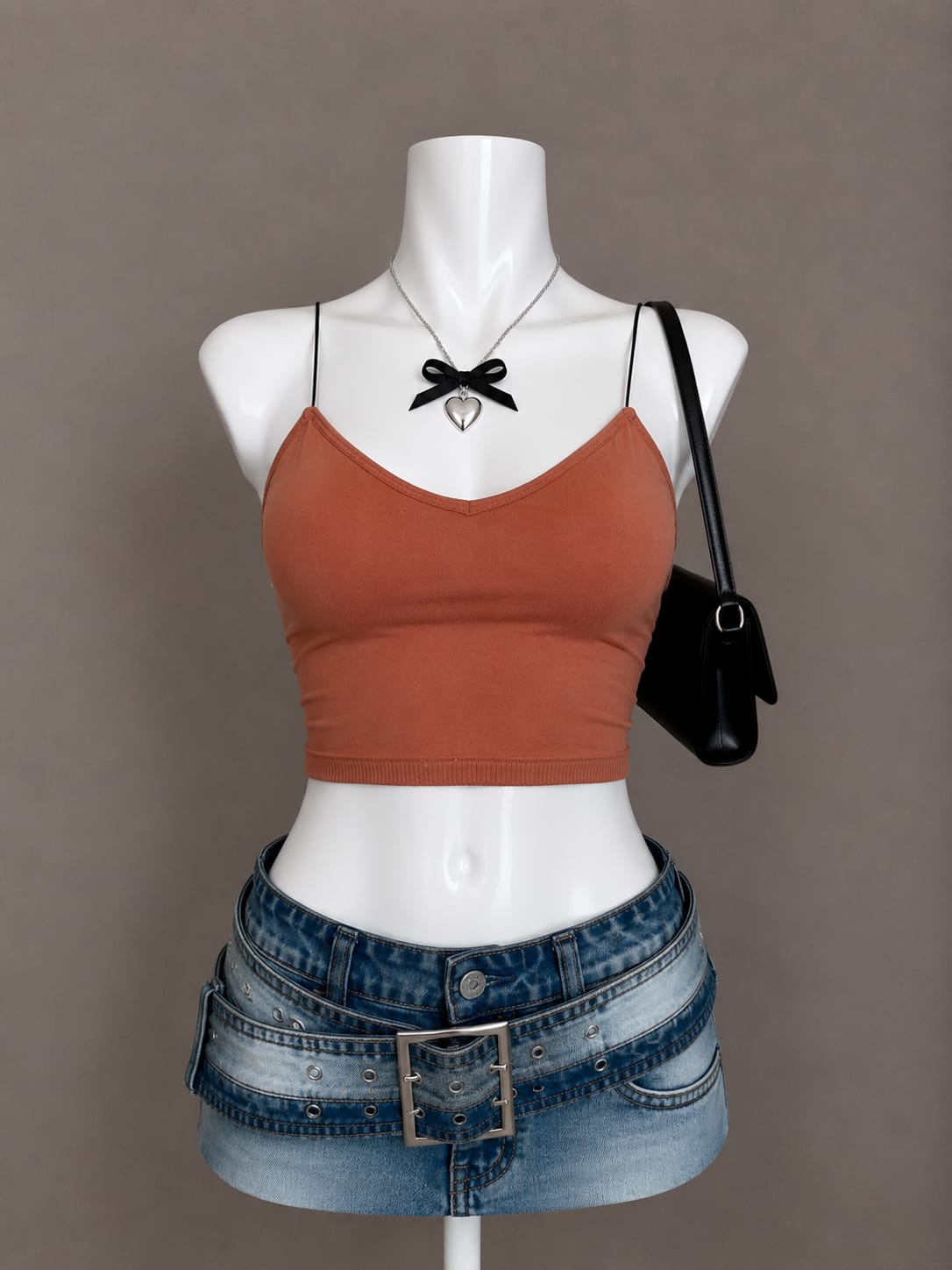 Terracotta Cami Crop Top