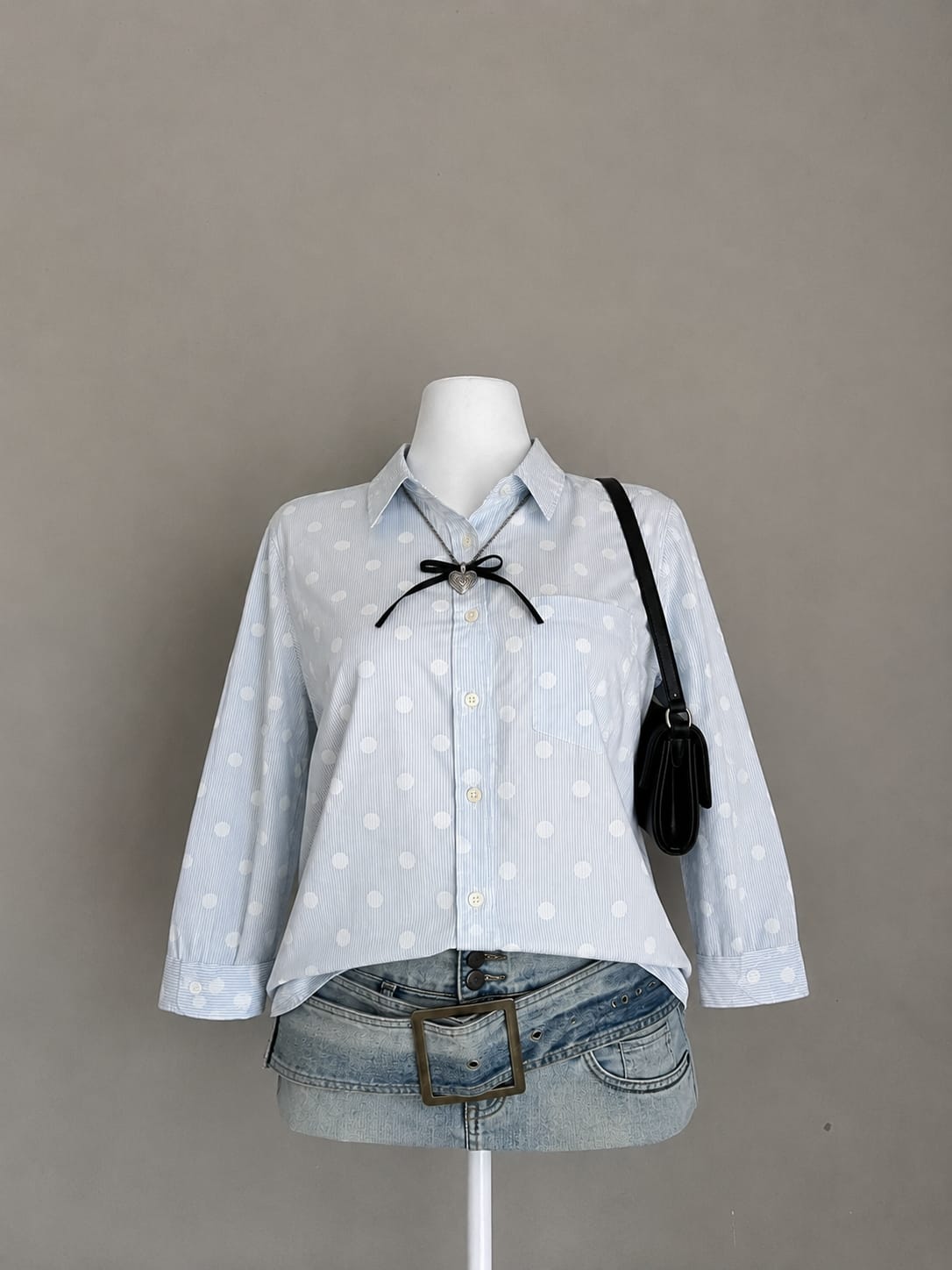 Blue Floral Summer Shirt
