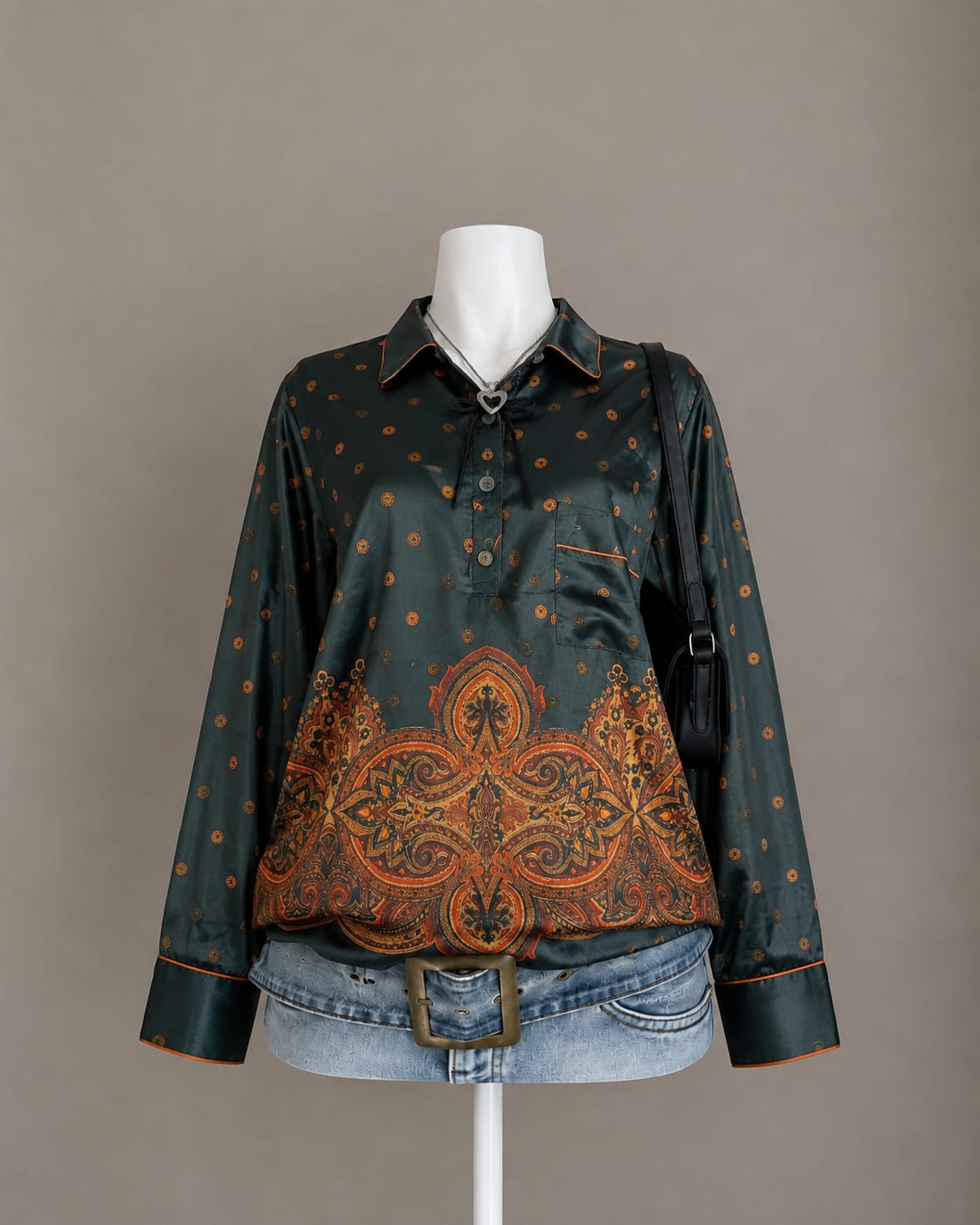 Dark Green Shirt
