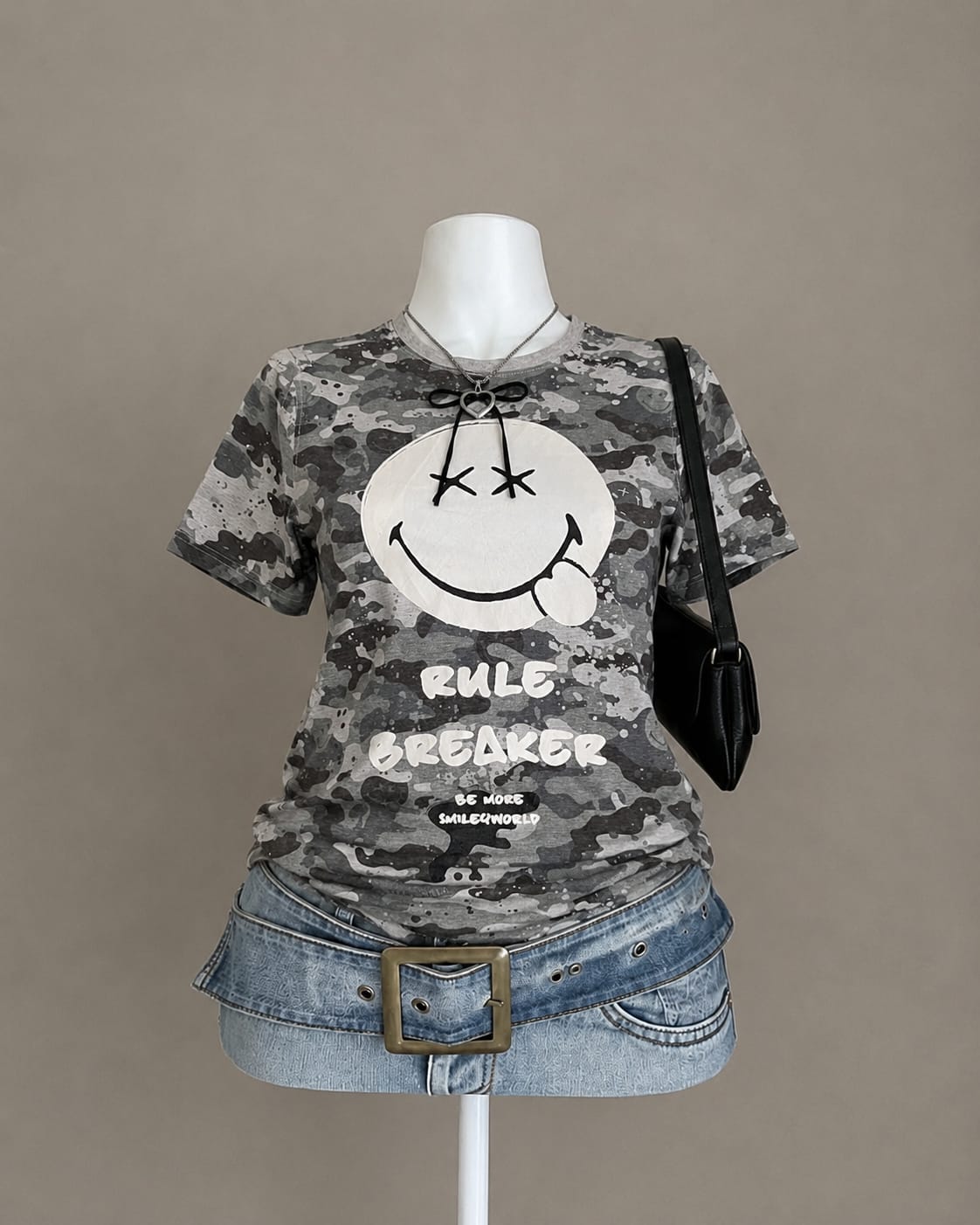 Grey Graphic T-Shirt