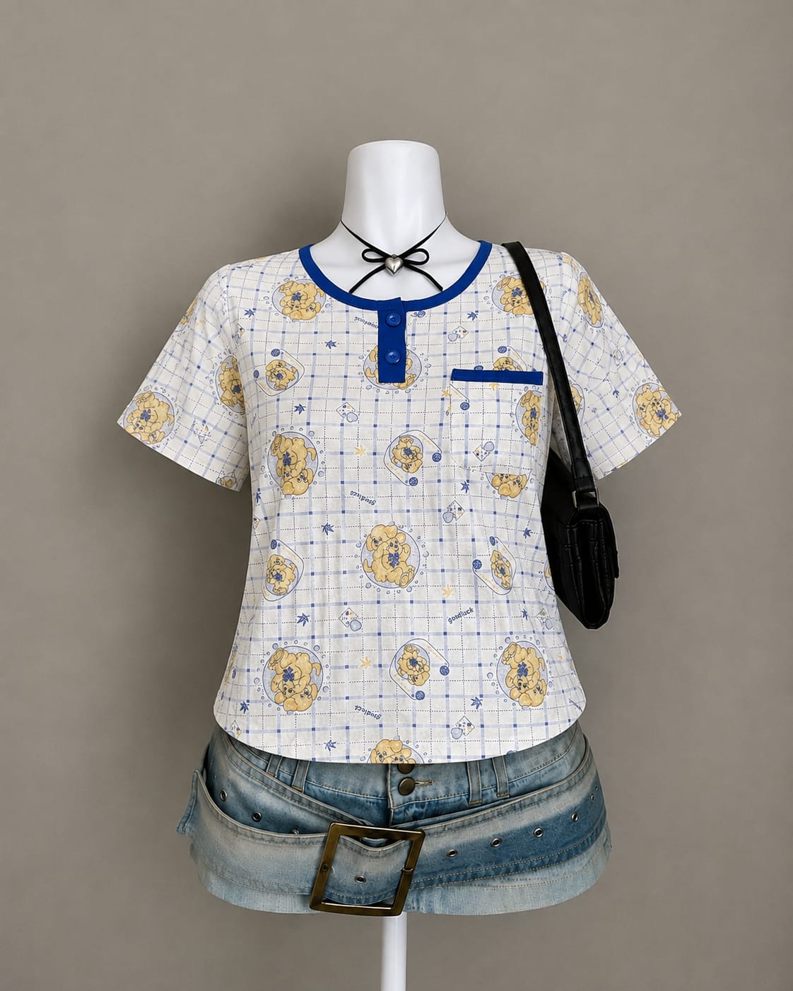 White Printed T-Shirt