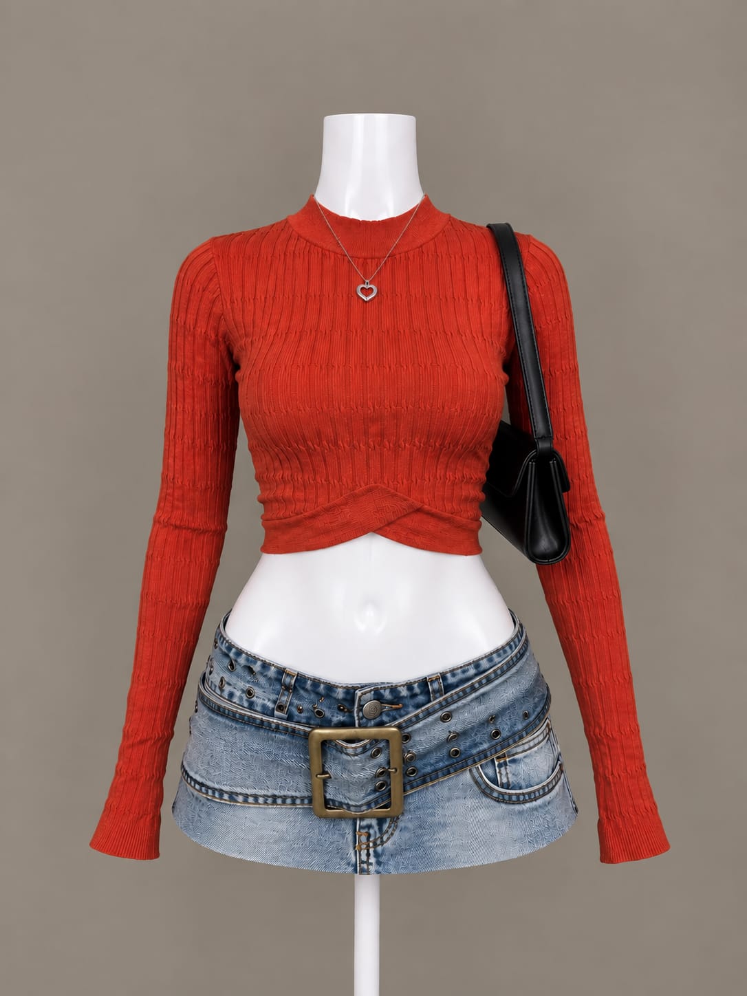 Red Crop Top