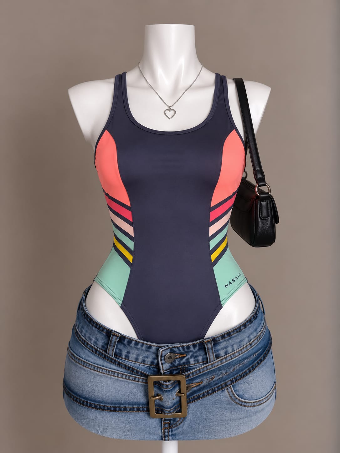 Navy Blue Bodysuit