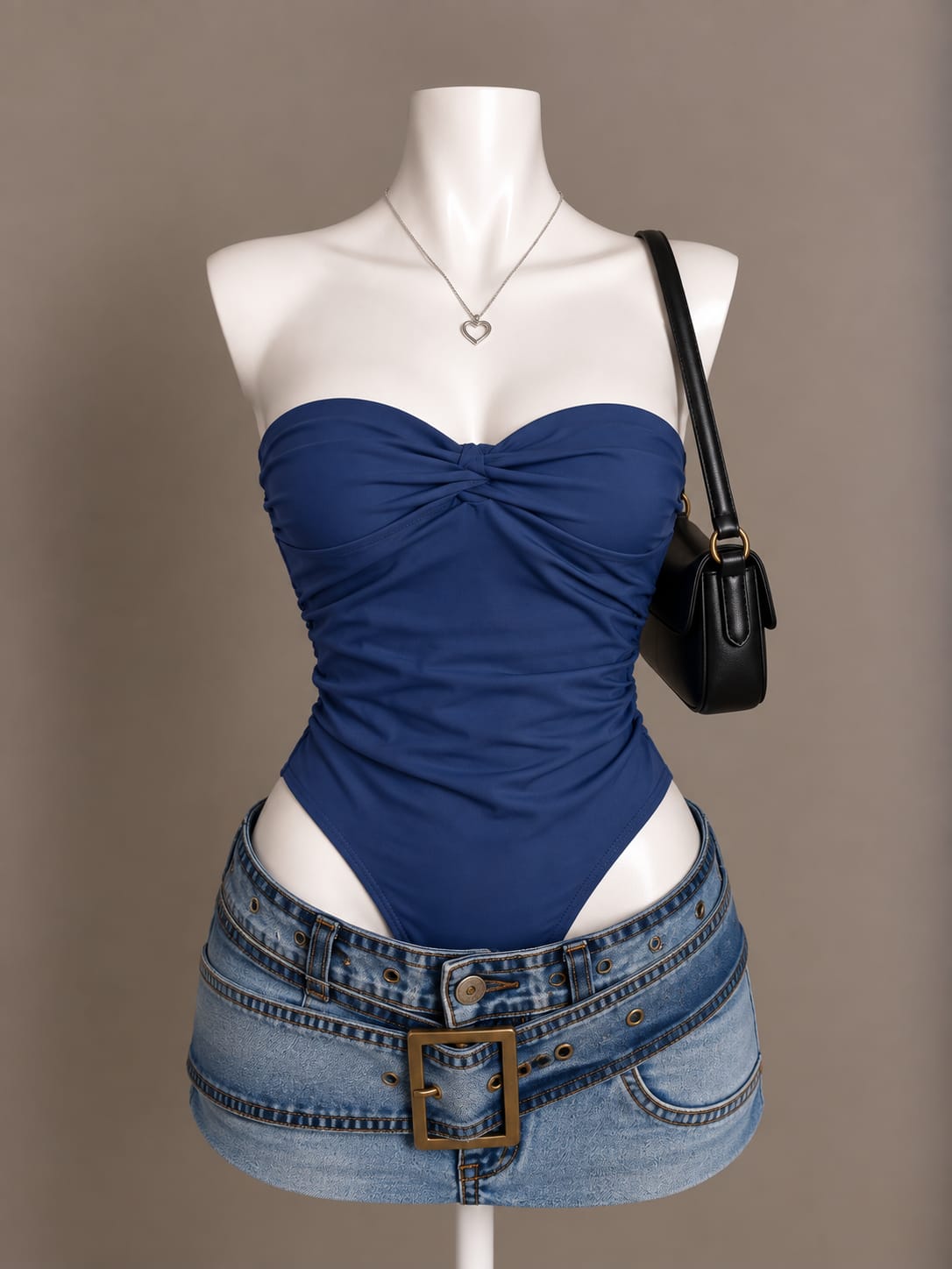 Navy Blue Bodysuit