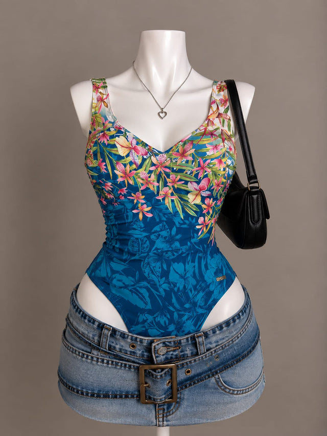 Teal Bodysuit