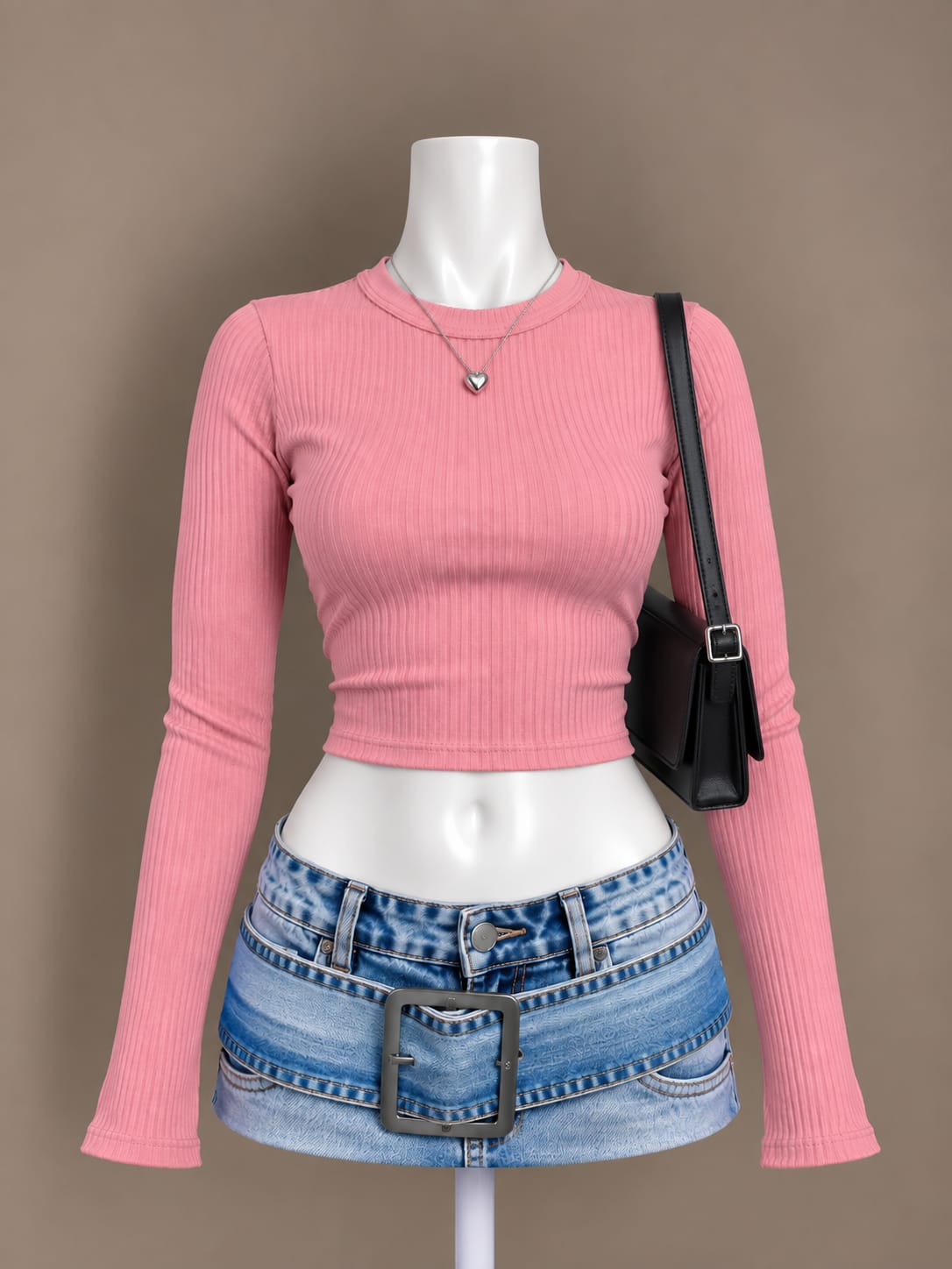 Pink Crop Top