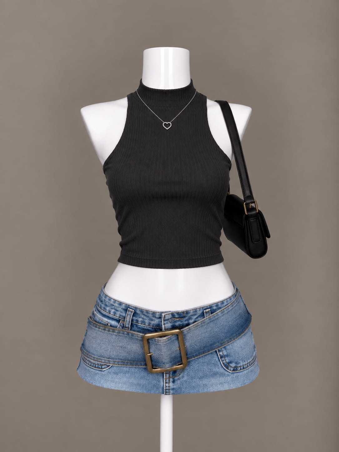 Black Sleeveless Top