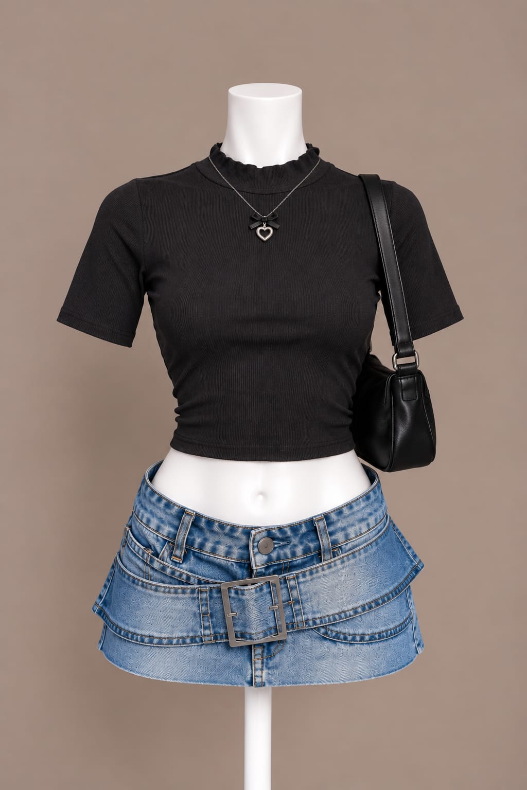 Black Crop Top