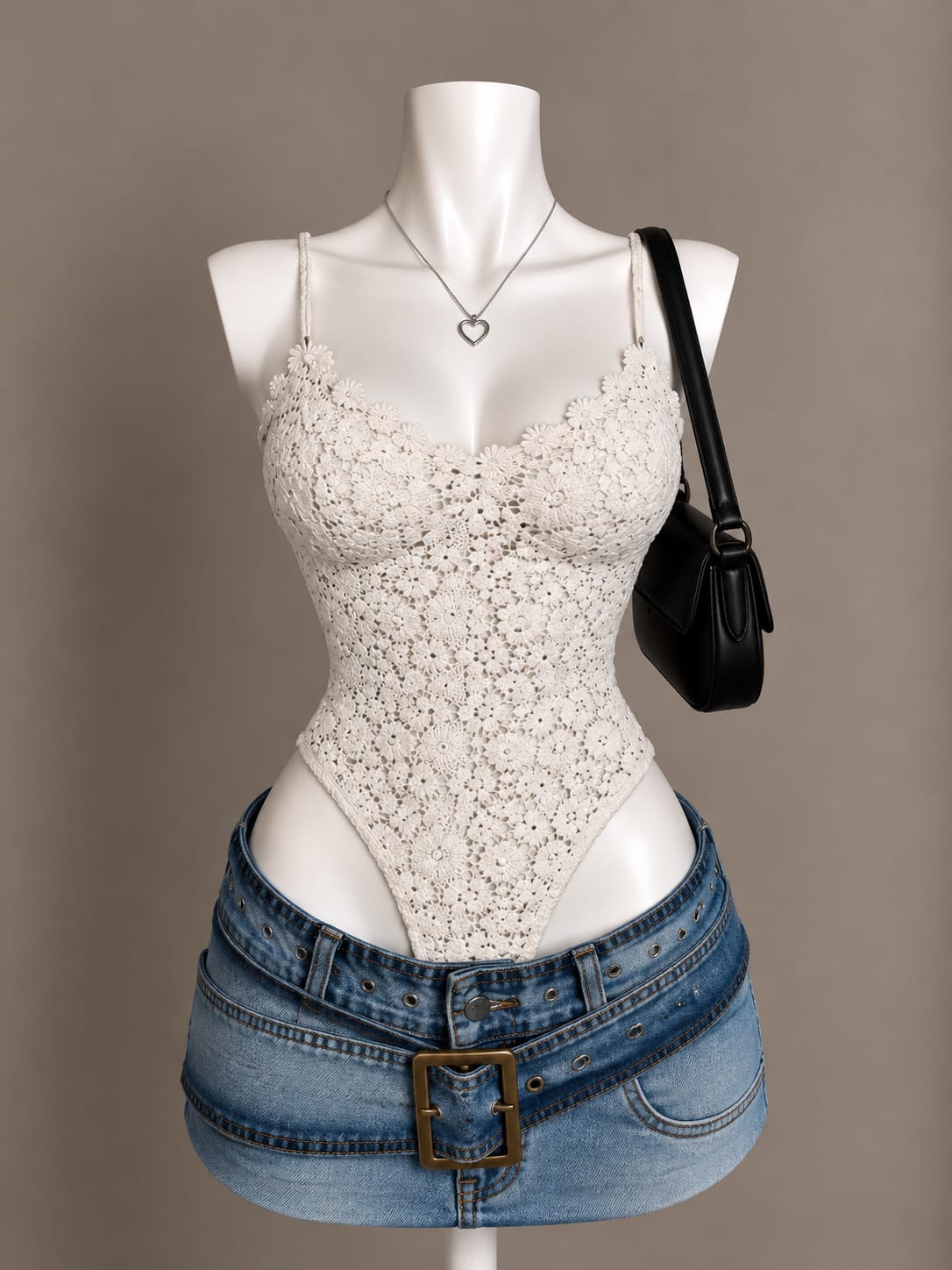 White Lace Bodysuit