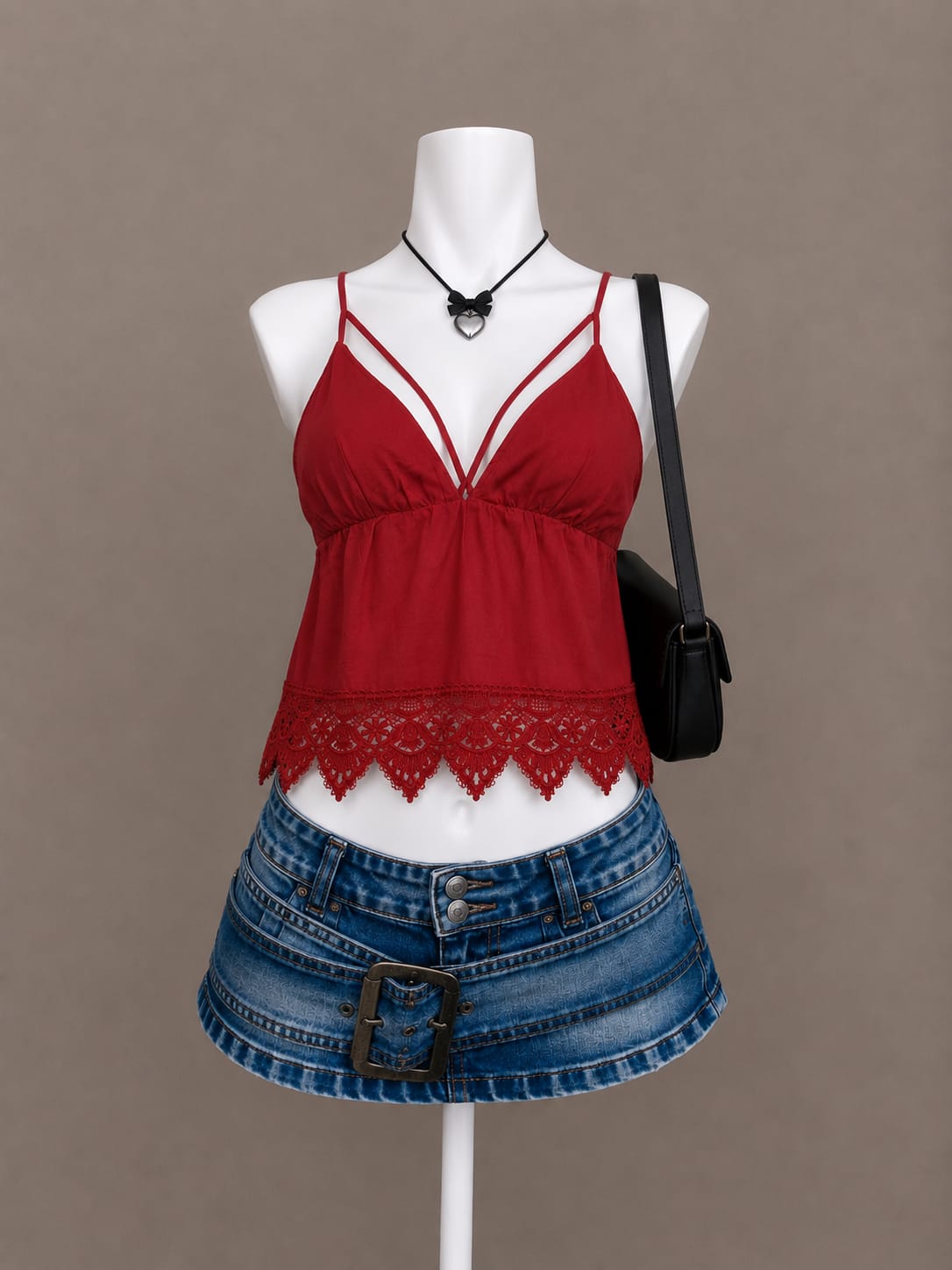 Red Camisole Top