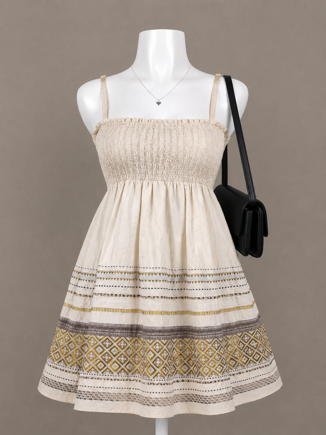 Cream Dress