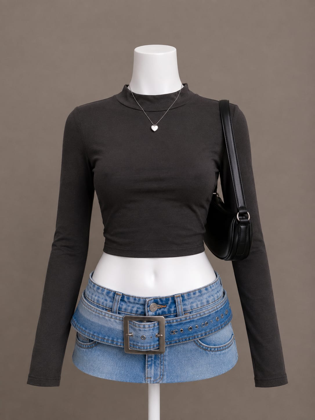 Black Crop Top