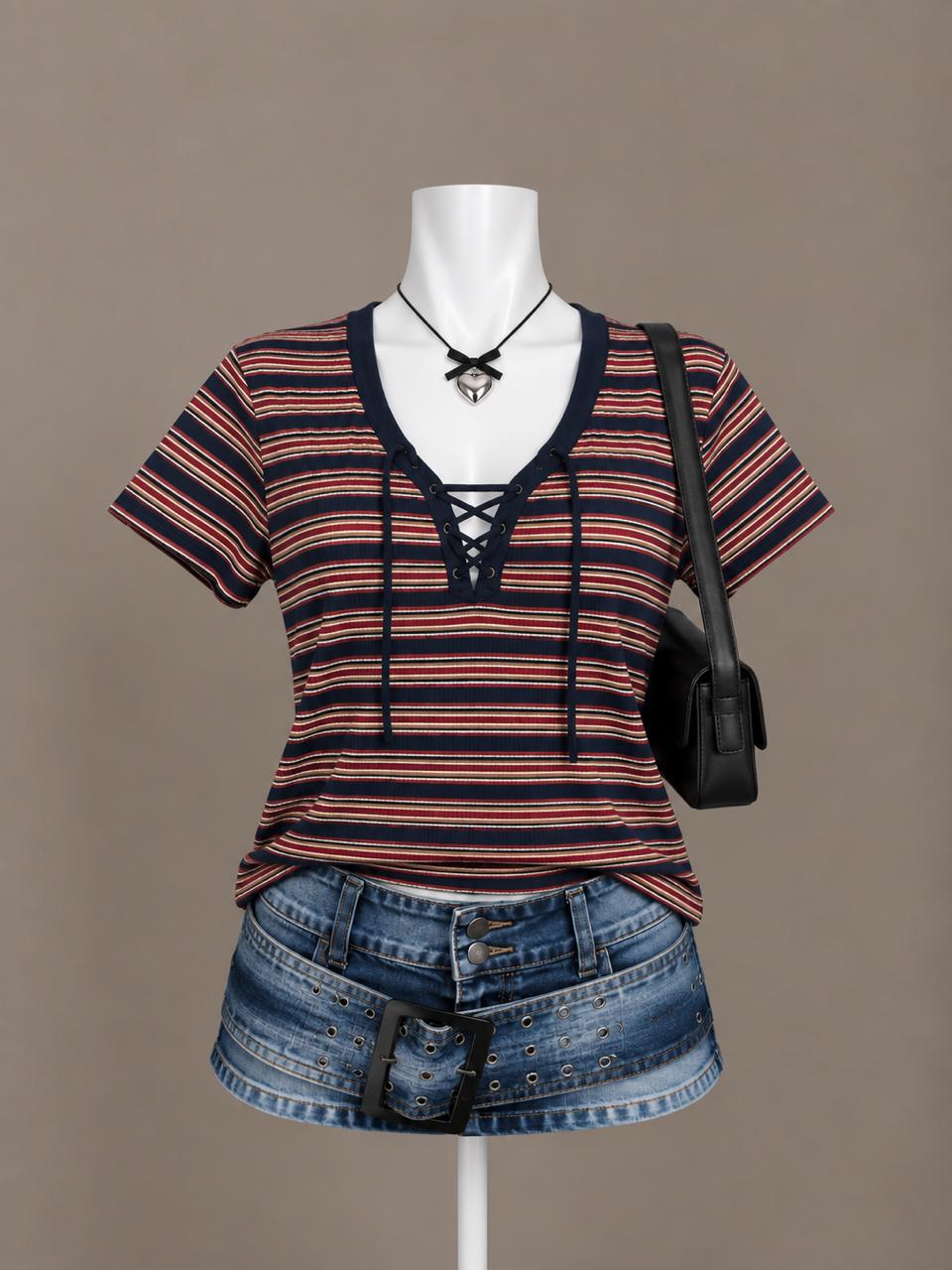 Multicolor Striped T-Shirt