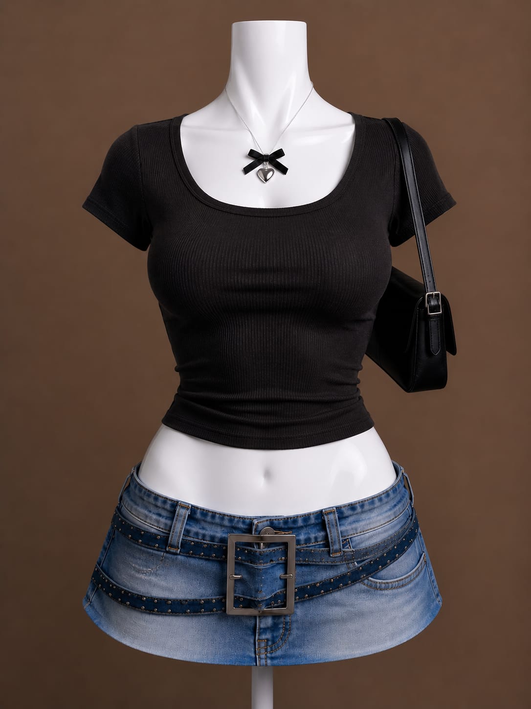 Black Crop Top
