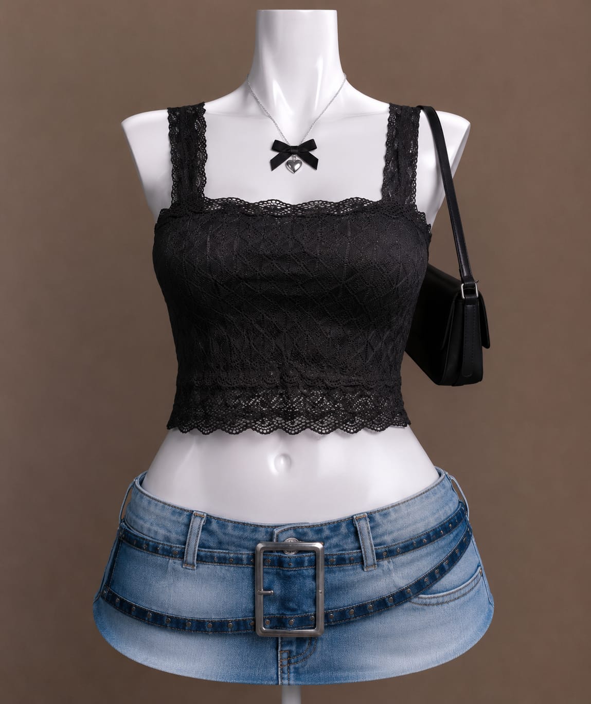Black Crop Top