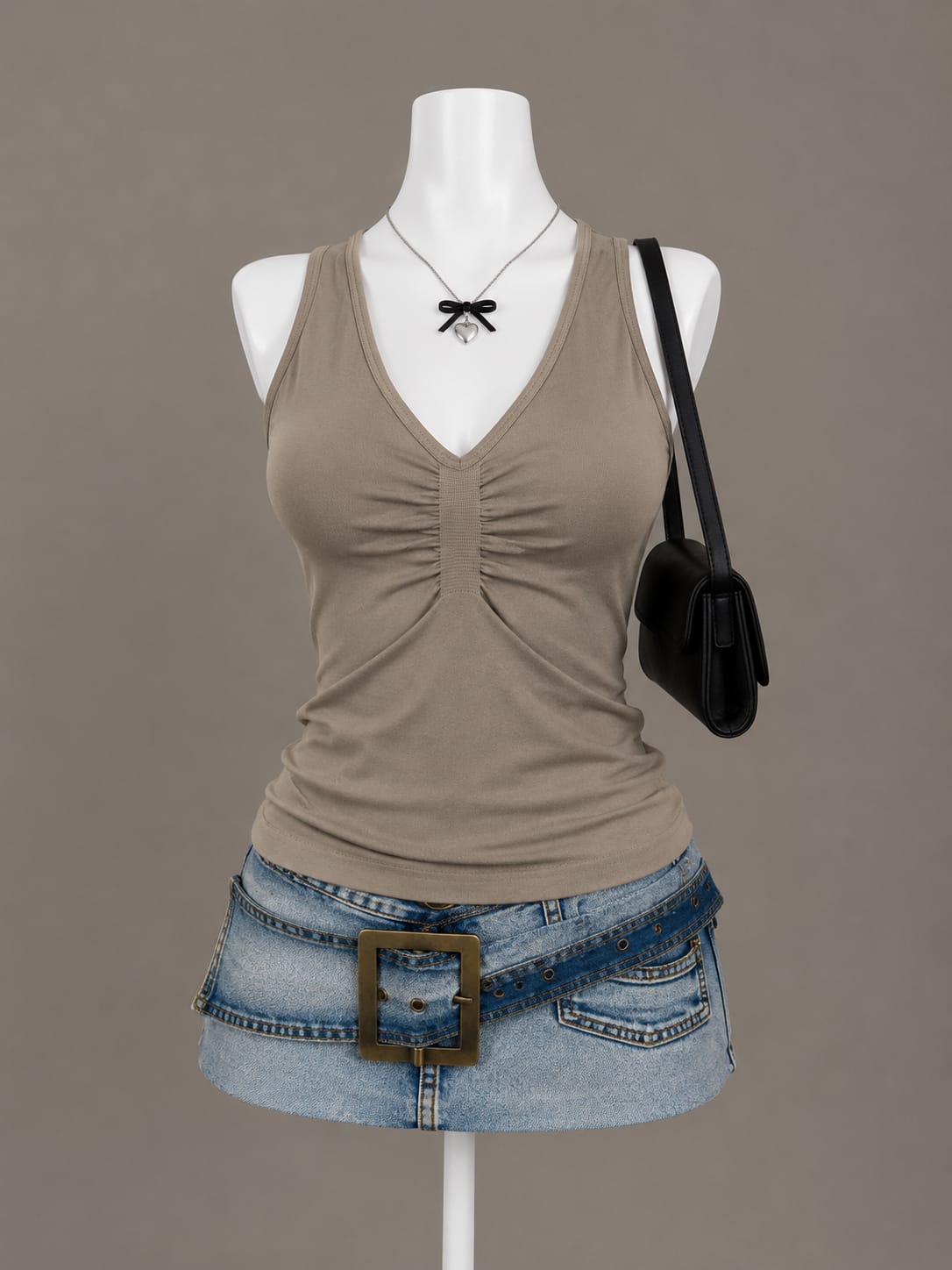 Taupe Tank Top
