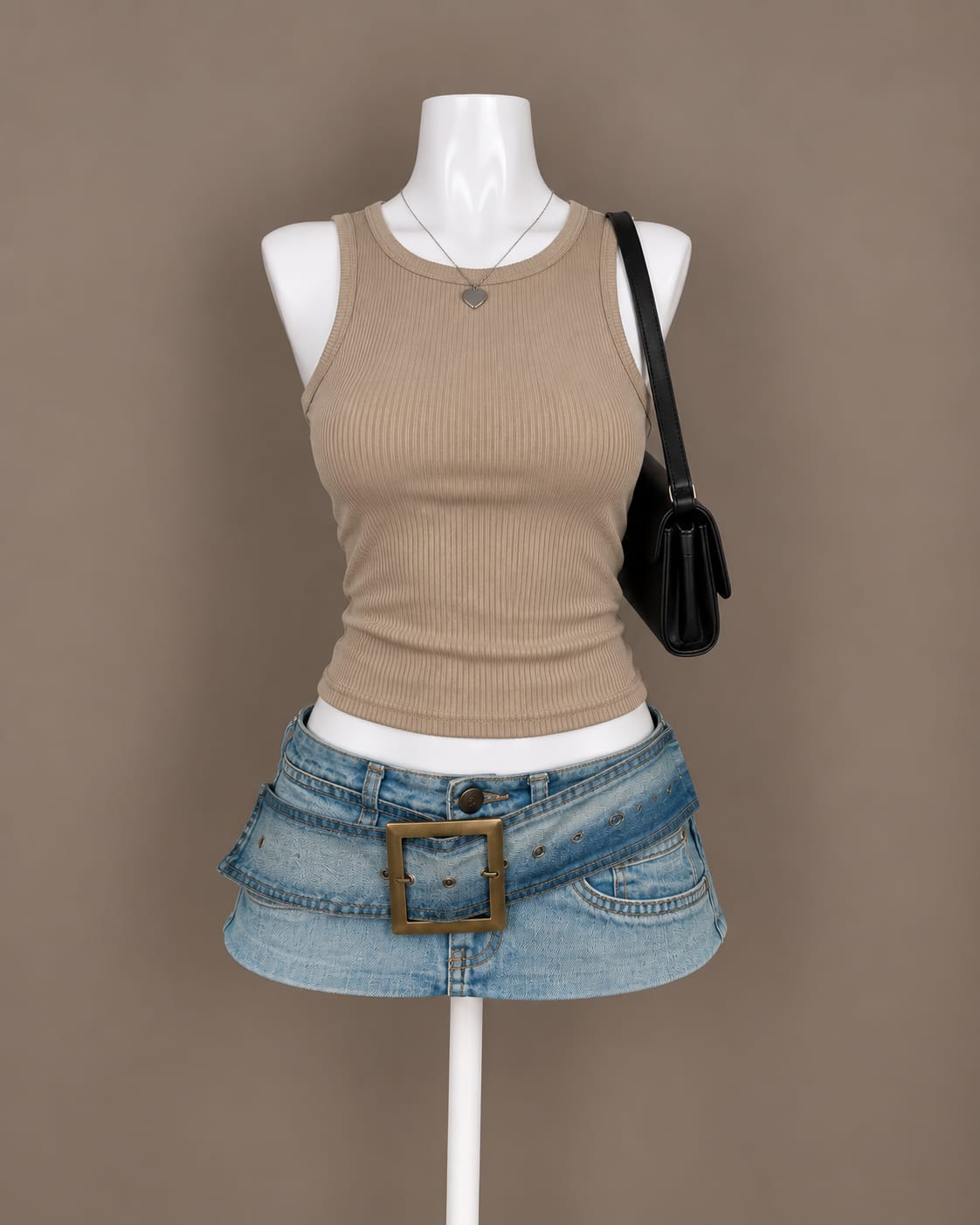 Beige Tank Top