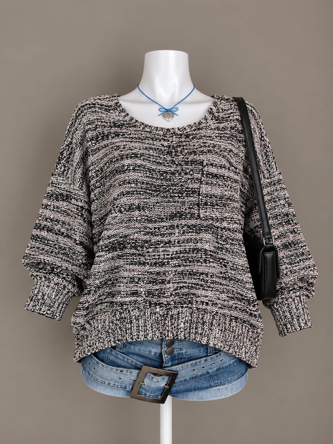 Black and White Sweater