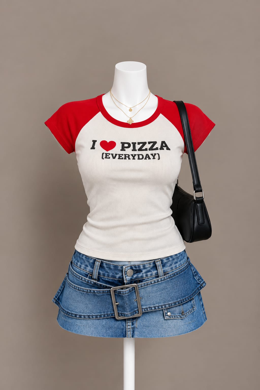 White and Red T-Shirt