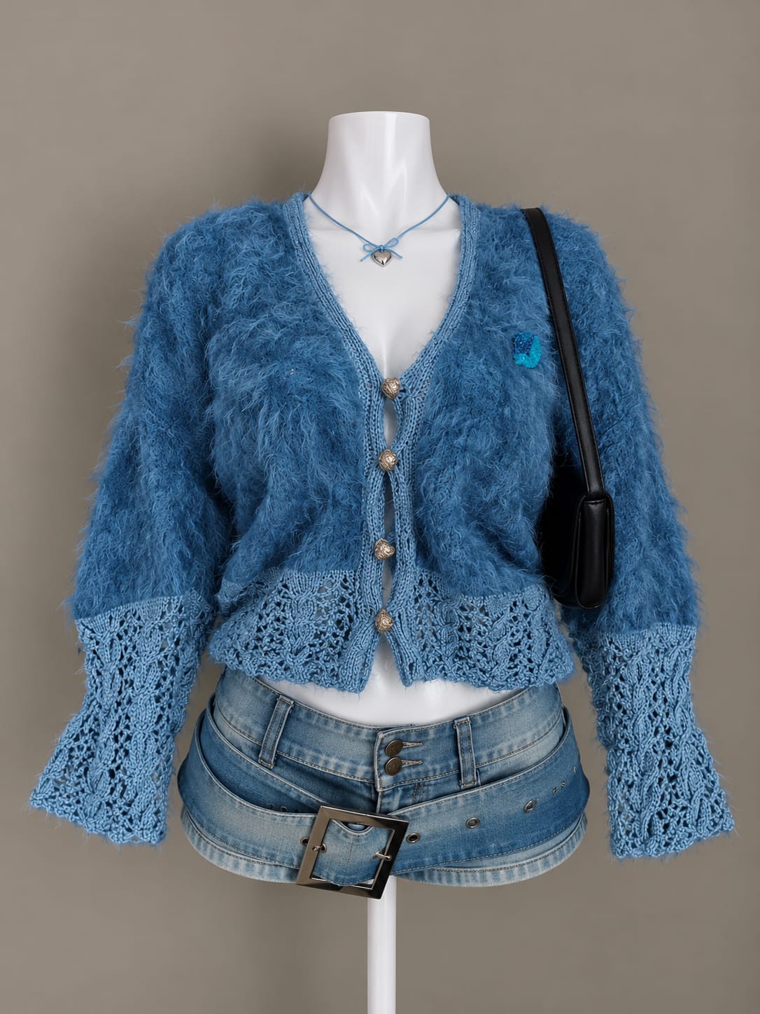Blue Cardigan