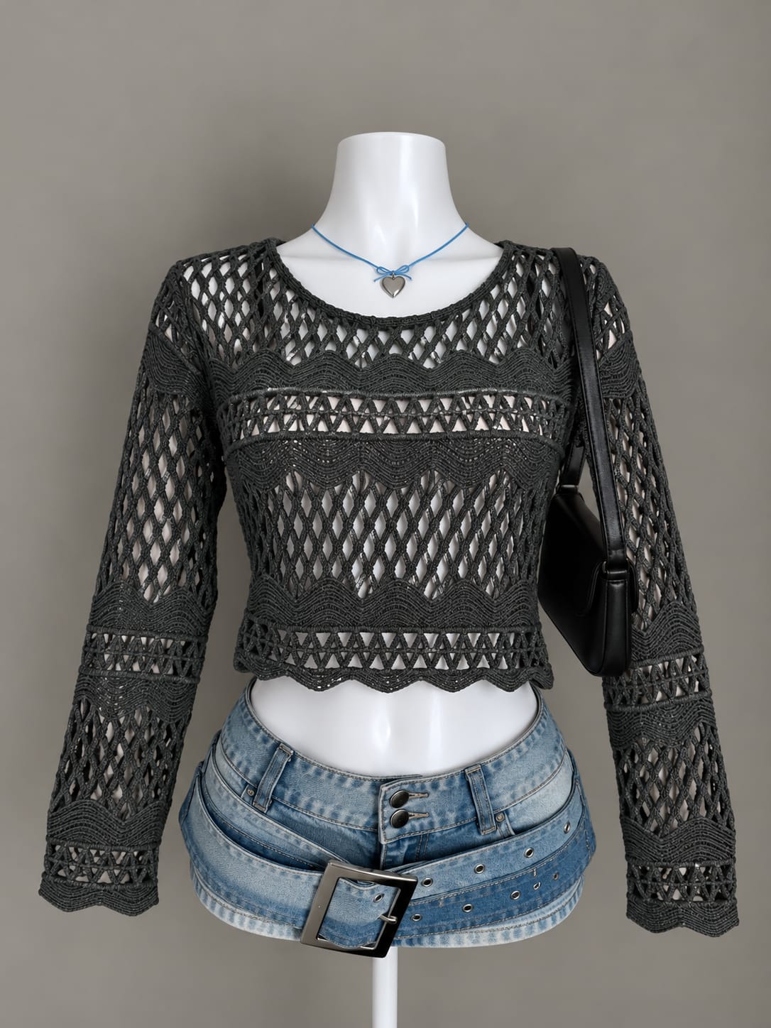 Black Crop Top