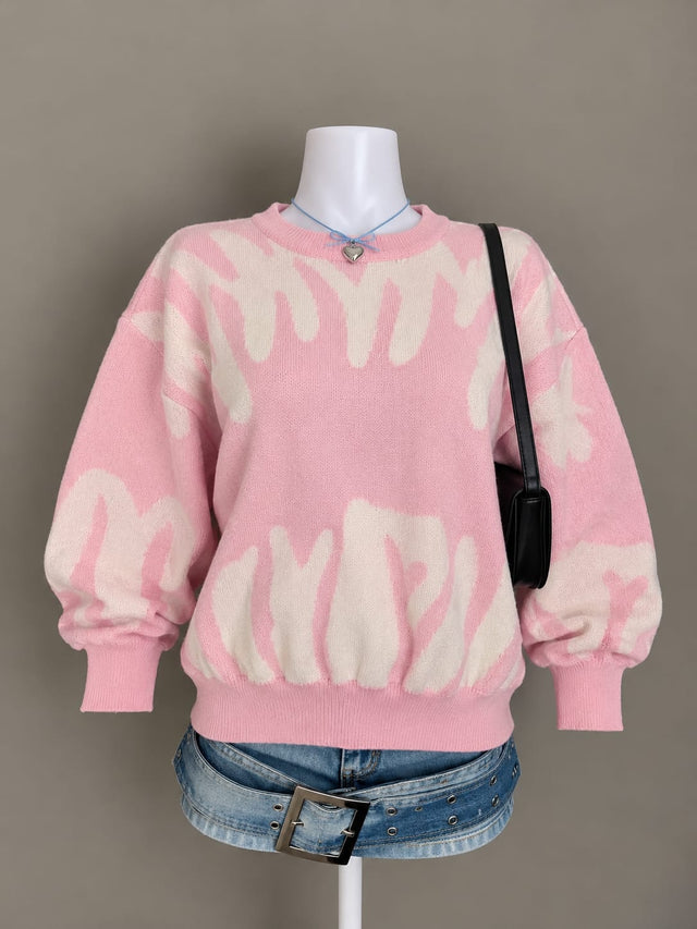 Pink Sweater