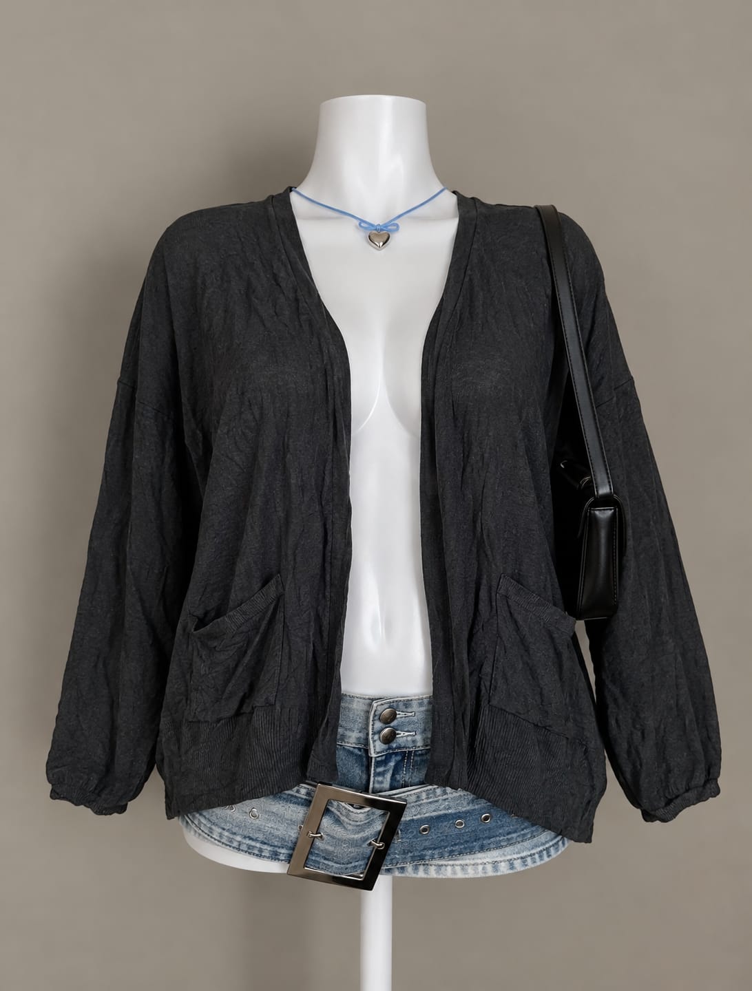 Charcoal Grey Cardigan