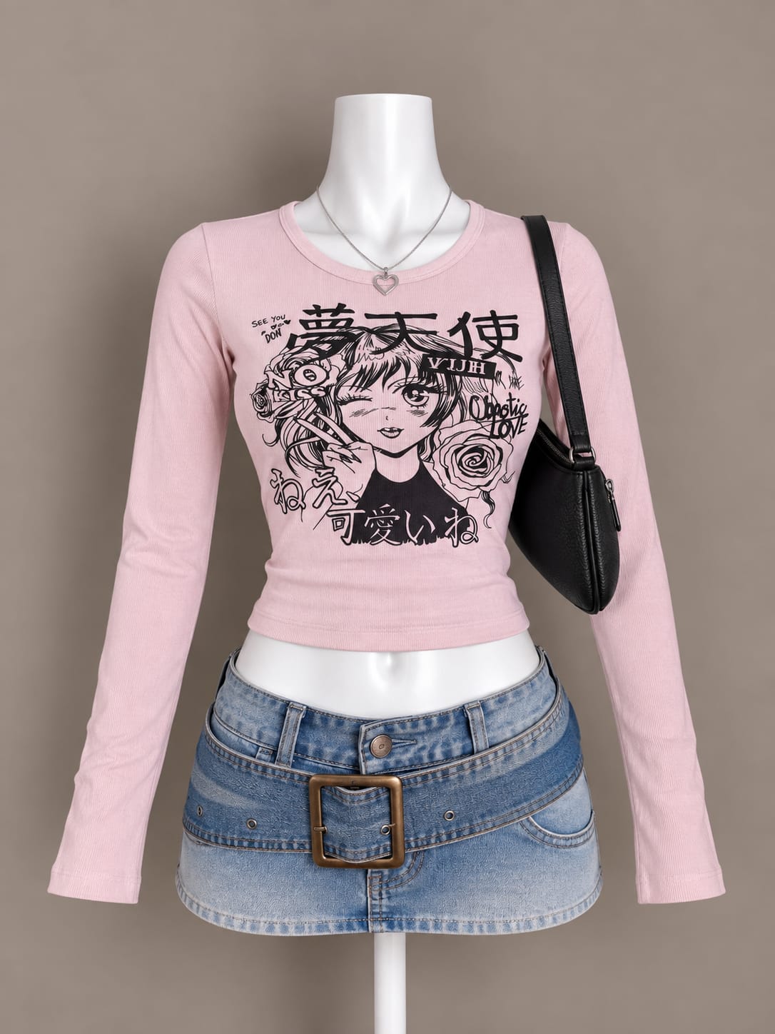 Light Pink Crop Top