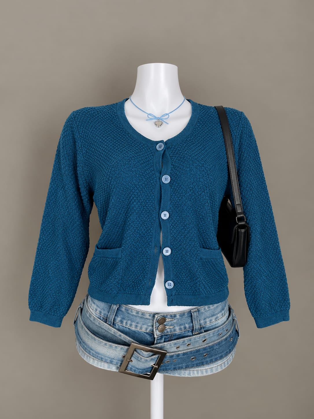 Teal Cardigan