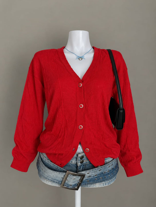 Red Cardigan