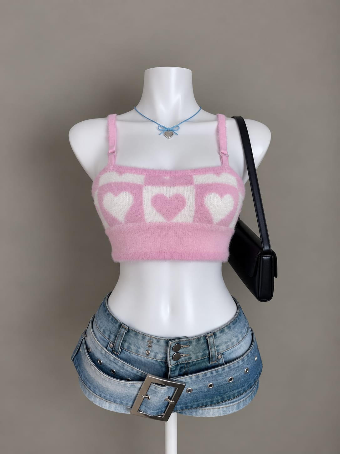 Pink Crop Top