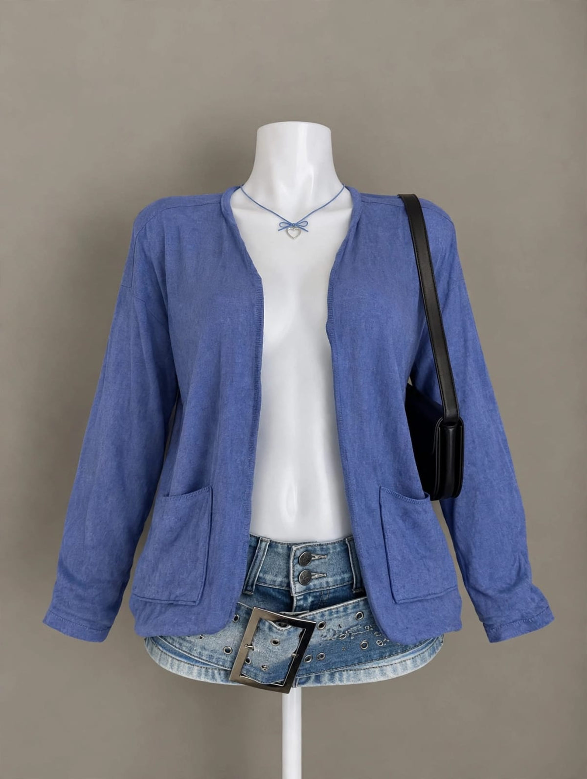 Blue Cardigan