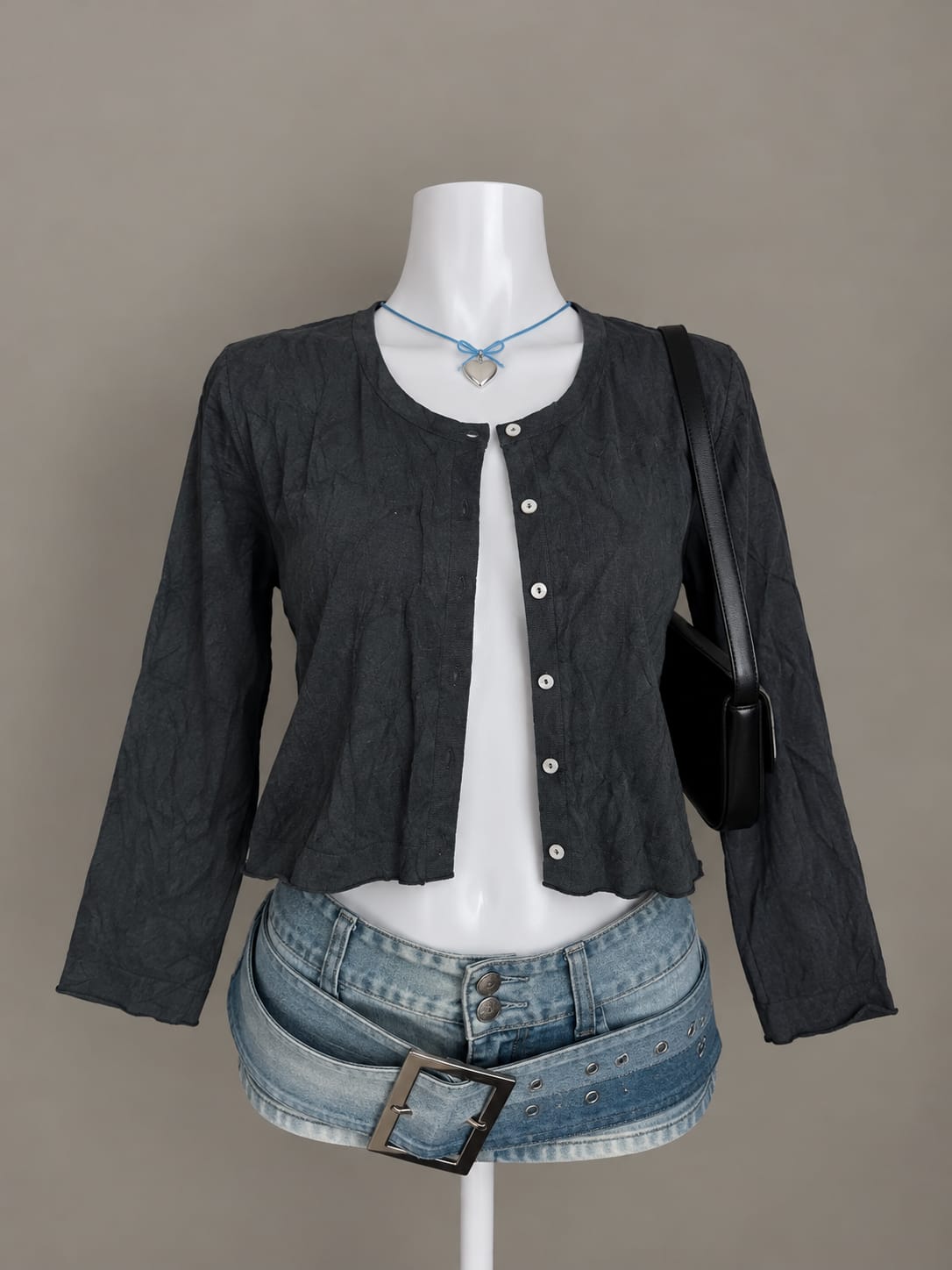 Charcoal Grey Cardigan
