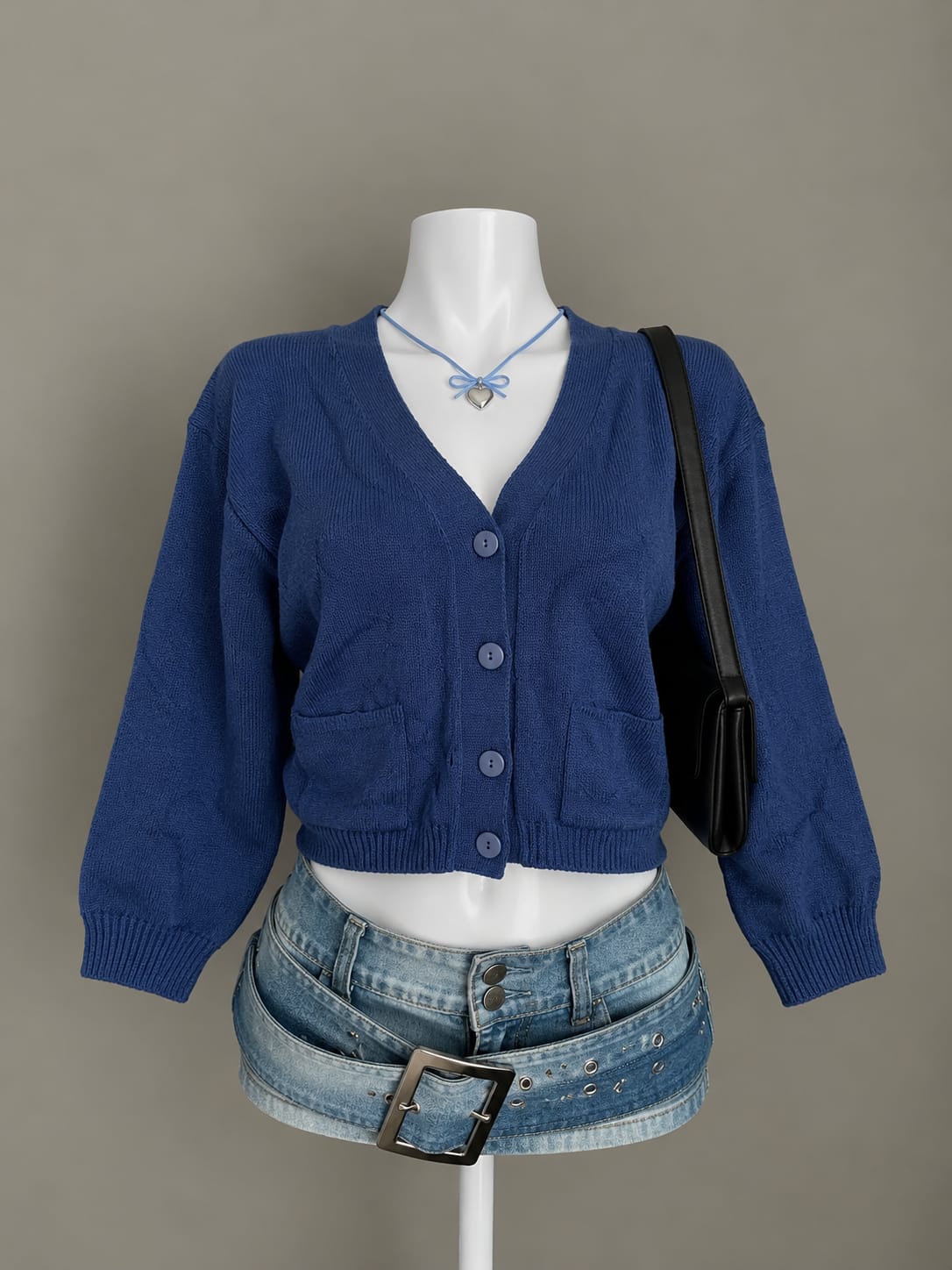 Navy Blue Cardigan