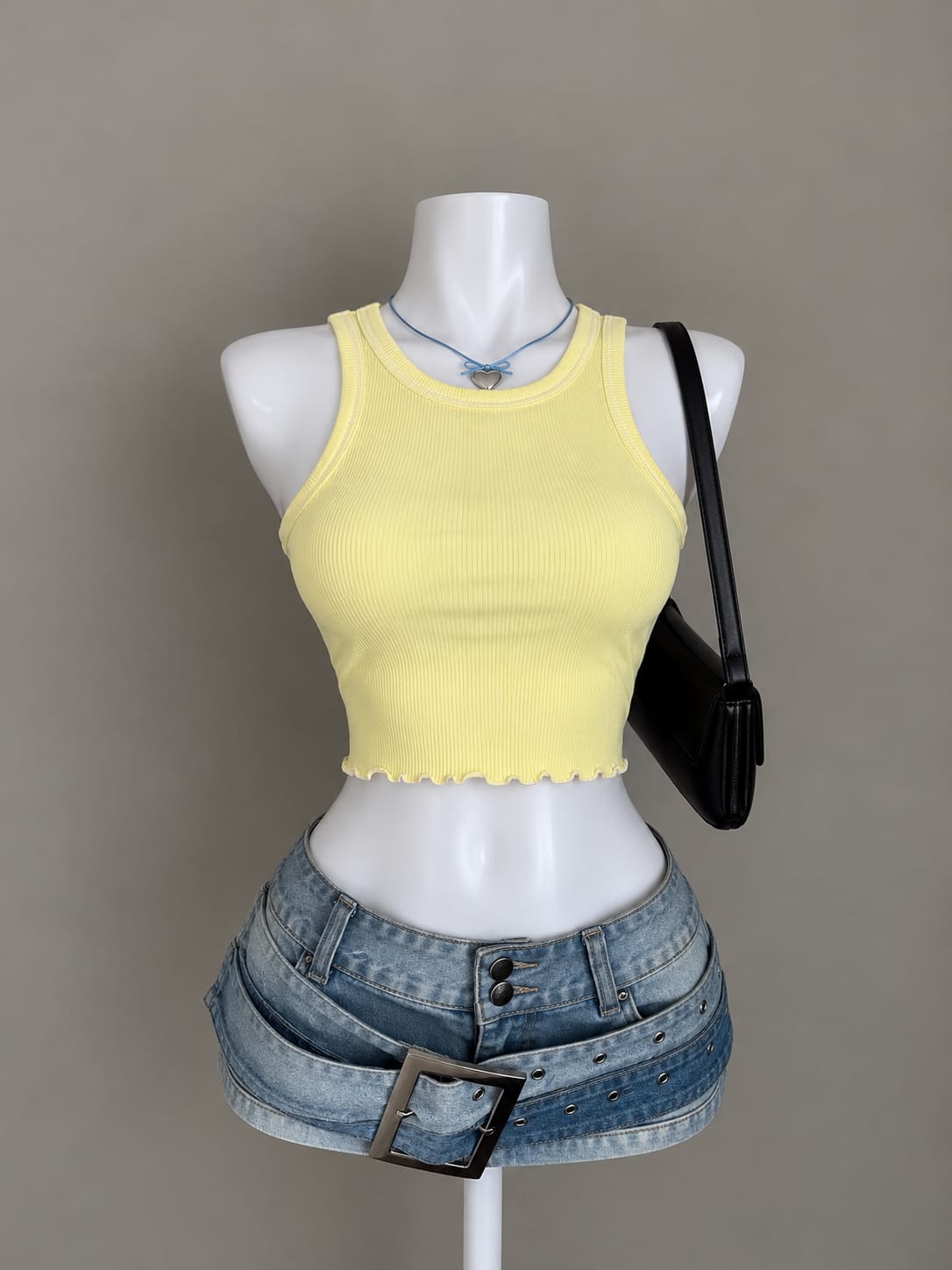 Yellow Crop Top