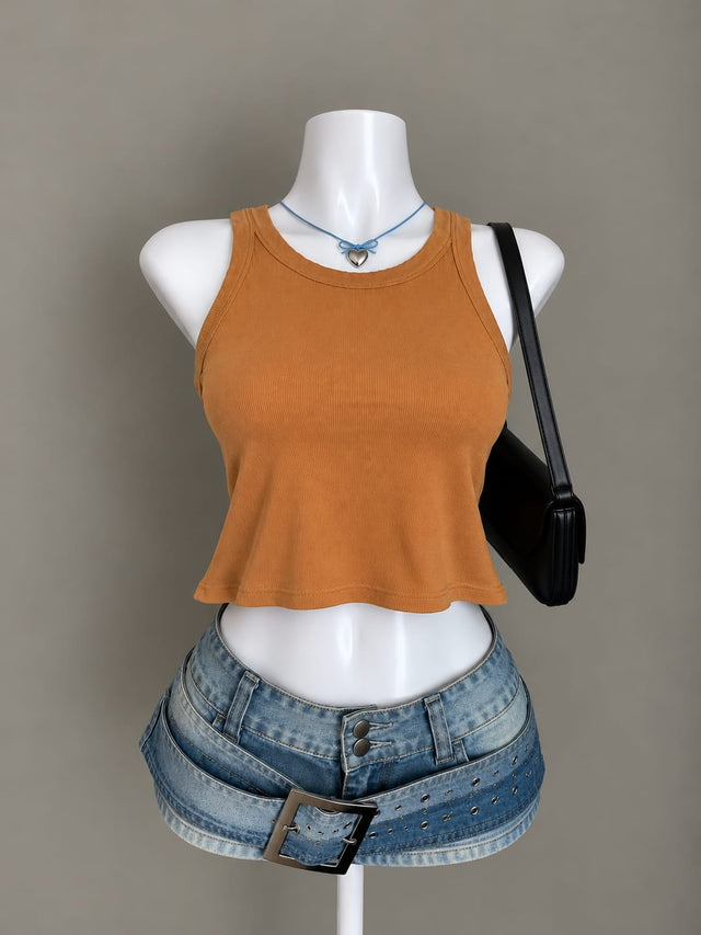 Orange Tank Top